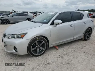 2011 Lexus CT 200h with VIN JTHKD5BH4B2043341, listed as a Copart auction lot 55023225 with 108,373 mi miles and Salvage title. Bid and sale history available at DreamBid. Image 1.