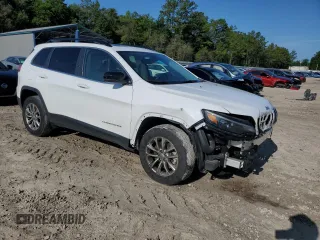 2022 Jeep Cherokee Latitude Lux with VIN 1C4PJMMX4ND509843, listed as a Copart auction lot 59394325 with 81,977 mi miles and Non repairable. Bid and sale history available at DreamBid. Image 4.