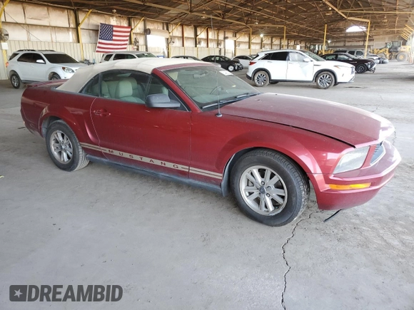 2007 Ford Mustang Deluxe with VIN 1ZVFT84N475320762, listed as a Copart auction lot 50463535 with 189,478 mi miles and Clean Title. Bid and sale history available at carsss.com. Image 4.