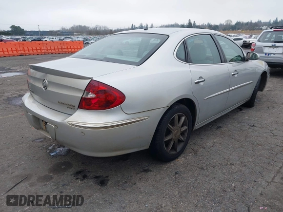 2005 Buick LaCrosse CXS with VIN 2G4WE567551273617, listed as a IAAI auction lot 41356265 with Not Provided miles and . Bid and sale history available at DreamBid. Image 4.