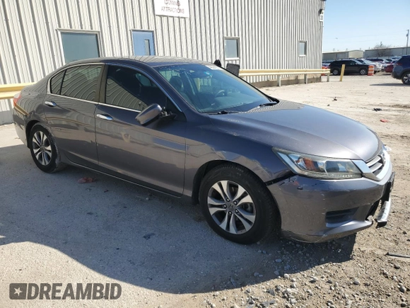 2014 Honda Accord LX z VIN 1HGCR2F37EA305580, wystawiony jako Copart lot #48564205 z przebiegiem 55 689 mil mil oraz Czysty tytuł • Clean title. Historia ofert i sprzedaży dostępna na DreamBid. Obrazek 4.