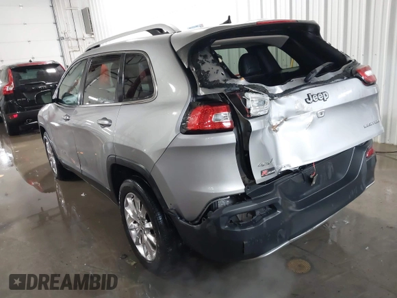 2016 Jeep Cherokee Limited with VIN 1C4PJMDB7GW283017, listed as a IAAI auction lot 41520558 with 79,630 mi miles. Bid and sale history available at carsss.com. Image 3.