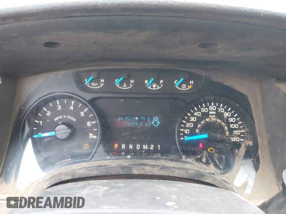 2013 Ford F-150 XL with VIN 1FTMF1CM6DKG27560, listed as a IAAI auction lot 42428890 with 118,354 mi miles and . Bid and sale history available at DreamBid. Image 7.