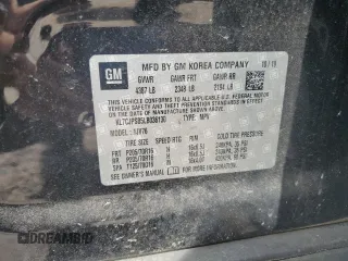 2020 Chevrolet Trax LT с VIN KL7CJPSB5LB036130, выставлен на аукционе Copart как лот 60660725 с пробегом 51 631 миль миль и Списание • Salvage title. История ставок и продаж доступна на DreamBid. Изображение 12.