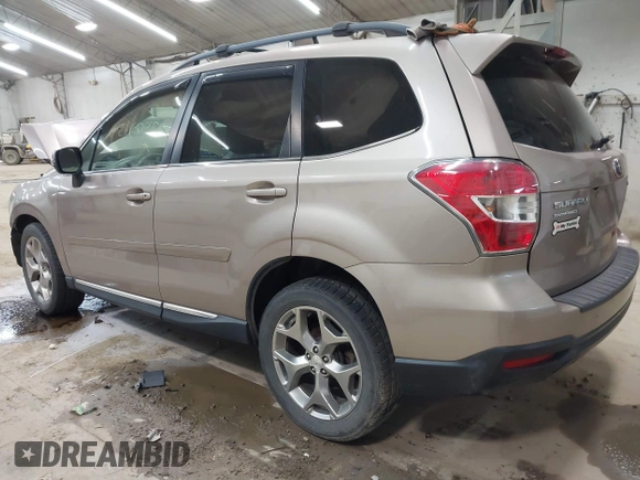2015 Subaru Forester Touring z VIN JF2SJAUC4FH586763, wystawiony jako IAAI lot #42160456 z przebiegiem 59 412 mil mil oraz . Historia ofert i sprzedaży dostępna na DreamBid. Obrazek 3.