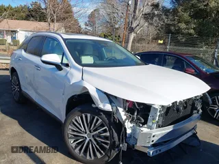 2023 Lexus RX with VIN 2T2BAMCA3PC016934, listed as a IAAI auction lot 41465245 with 11,976 mi miles. Bid and sale history available at carsss.com. Image 1.