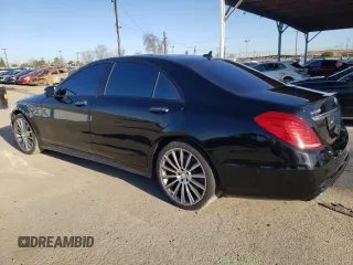 2015 Mercedes-Benz S-Class S 550 with VIN WDDUG8CB7FA183186, listed as a Copart auction lot 48392255 with 125,319 mi miles and Salvage Title. Bid and sale history available at carsss.com. Image 2.
