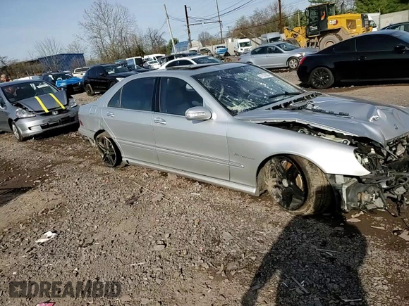 2003 Mercedes-Benz S 55 AMG with VIN WDBNG74J33A379554, listed as a Copart auction lot 51157965 with Not Provided miles and Salvage Title. Bid and sale history available at DreamBid. Image 11.