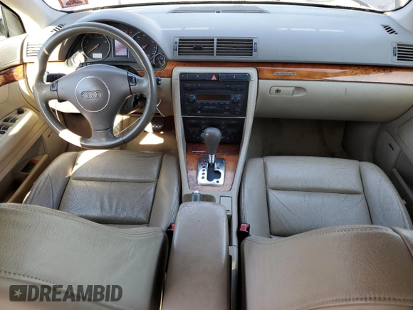 2002 Audi A4 3.0L with VIN WAULT68EX2A115724, listed as a Copart auction lot 79396474 with 212,347 mi miles and Salvage Title. Bid and sale history available at carsss.com. Image 8.