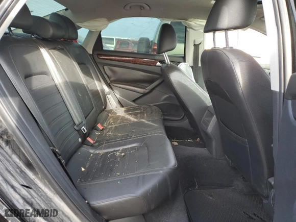 2012 Volkswagen Passat SEL with VIN 1VWCP7A30CC039522, listed as a Copart auction lot 83479714 with 121,096 mi miles and Salvage Title. Bid and sale history available at carsss.com. Image 10.