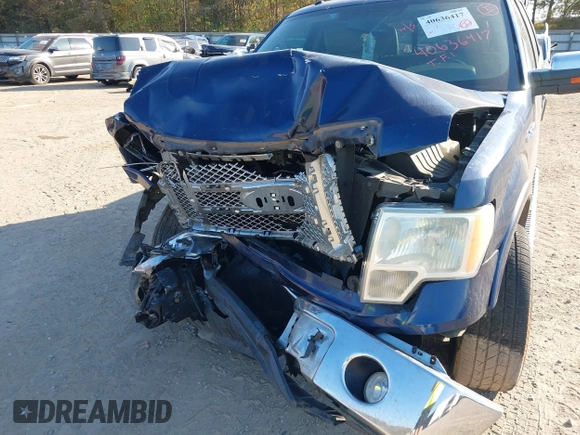 2010 Ford F-150 XL with VIN 1FTFW1CV9AFD15819, listed as a IAAI auction lot 40636417 with 1 mi miles. Bid and sale history available at carsss.com. Image 6.