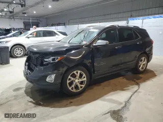 2018 Chevrolet Equinox Premier with VIN 2GNAXVEVXJ6202328, listed as a Copart auction lot 83212164 with 0 mi miles and Salvage Title. Bid and sale history available at carsss.com. Image 1.