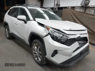 2021 Toyota RAV4 XLE Premium with VIN 2T3C1RFV0MW131609, listed as a IAAI auction lot 41723110 with 45,736 mi miles. Bid and sale history available at carsss.com. Image 1.