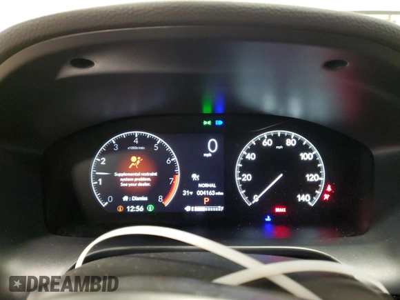 2024 Honda HR-V LX with VIN 3CZRZ2H3XRM772792, listed as a Copart auction lot 43959635 with 4,163 mi miles and Salvage title. Bid and sale history available at DreamBid. Image 9.