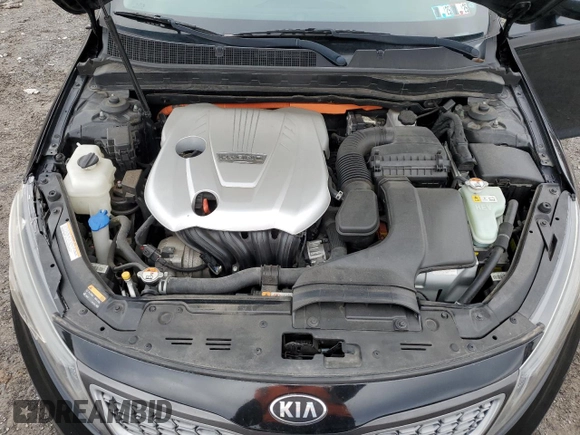 2016 Kia Optima Hybrid EX with VIN KNAGN4AD8G5093465, listed as a Copart auction lot 43966075 with 108,599 mi miles and Salvage Title. Bid and sale history available at carsss.com. Image 12.