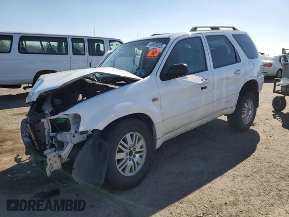 2005 Mercury Mariner Luxury z VIN 4M2CU57115DJ01538, wystawiony jako Copart lot #48695925 z przebiegiem Nie podano mil oraz Szkody całkowita. Historia ofert i sprzedaży dostępna na DreamBid. Obrazek 1.