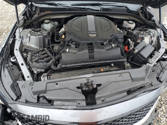 2021 Cadillac CT5 Premium Luxury with VIN 1G6DN5RW9M0114689, listed as a Copart auction lot 84798234 with 64,302 mi miles and Salvage Title. Bid and sale history available at DreamBid. Image 12.