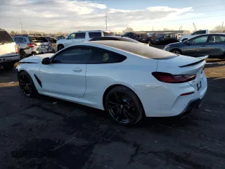 2019 BMW 8 Series M850i xDrive z VIN WBABC4C53KBU95426, wystawiony jako Copart lot #89221245 z przebiegiem Nie podano mil oraz Szkoda całkowita • Salvage title. Historia ofert i sprzedaży dostępna na DreamBid. Obrazek 2.