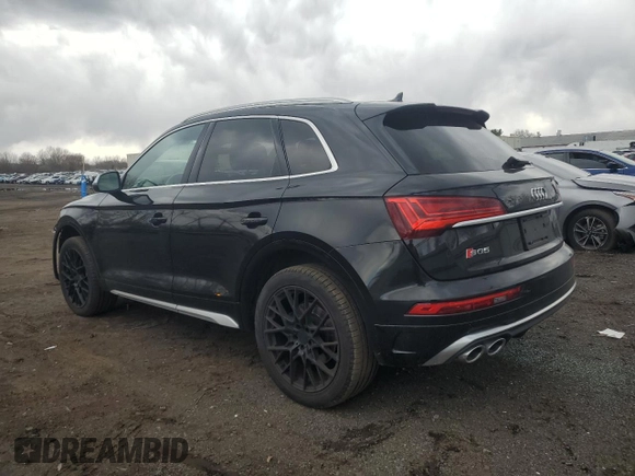 2021 Audi SQ5 Premium Plus with VIN WA1B4AFY9M2022325, listed as a Copart auction lot 50020205 with 57,836 mi miles and Salvage Title. Bid and sale history available at carsss.com. Image 2.