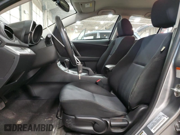 2010 Mazda 3 i Sport with VIN JM1BL1SF9A1208543, listed as a Copart auction lot 52643145 with 197,007 mi miles and Salvage Title. Bid and sale history available at carsss.com. Image 7.