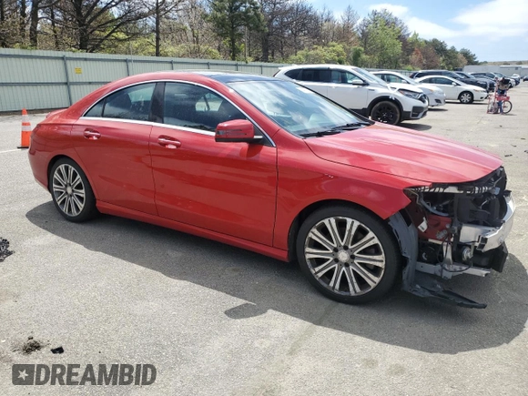 2018 Mercedes-Benz CLA 250 with VIN WDDSJ4GB3JN515220, listed as a Copart auction lot 53488884 with Not Provided miles and . Bid and sale history available at DreamBid. Image 4.