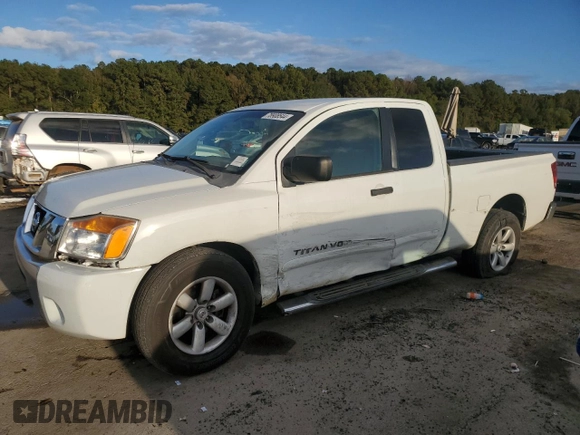 2008 Nissan Titan XE with VIN 1N6BA06A38N348795, listed as a Copart auction lot 78908544 with 214,668 mi miles and Salvage title. Bid and sale history available at DreamBid. Image 1.