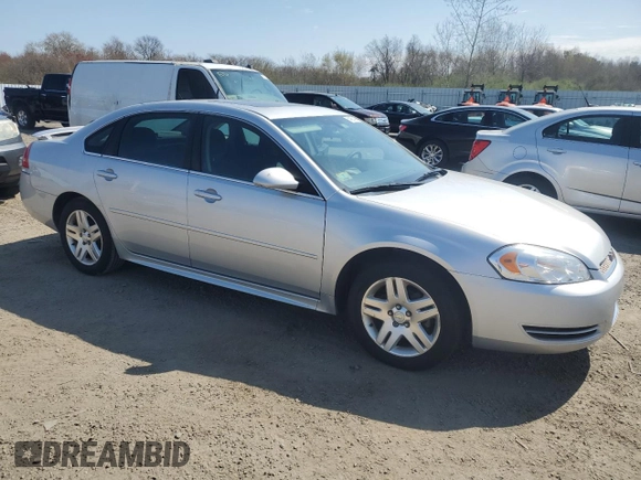 2012 Chevrolet Impala LT Fleet with VIN 2G1WG5E37C1218265, listed as a Copart auction lot 54357485 with 113,213 mi miles and Clean Title. Bid and sale history available at DreamBid. Image 4.