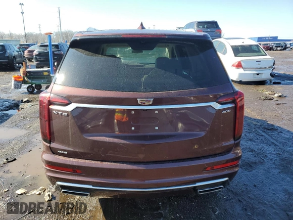 2023 Cadillac XT6 AWD Premium Luxury z VIN 1GYKPDRS0PZ112068, wystawiony jako Copart lot #46538575 z przebiegiem 52 016 mil mil oraz Szkoda całkowita • Salvage title. Historia ofert i sprzedaży dostępna na DreamBid. Obrazek 6.