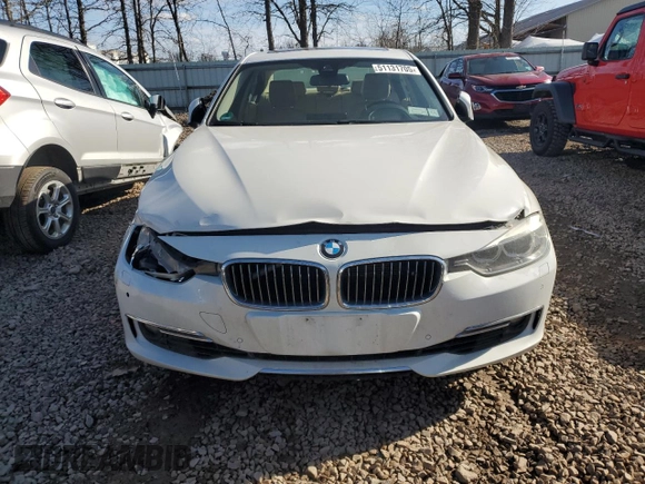 2012 BMW 3 Series 328i with VIN WBA3A5C55CF257491, listed as a Copart auction lot 51131705 with 187,130 mi miles and Salvage Title. Bid and sale history available at carsss.com. Image 5.