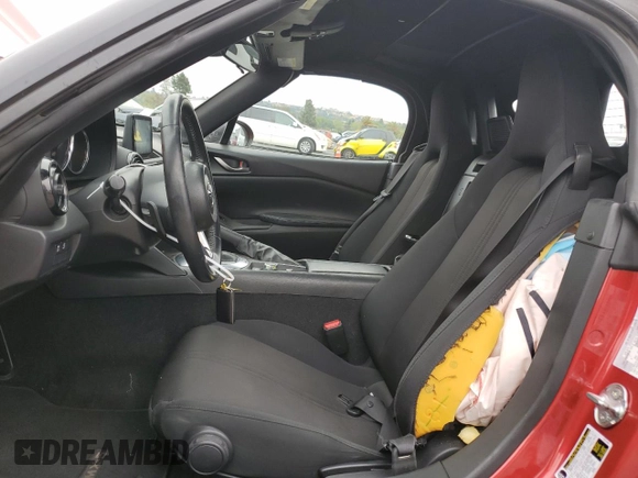 2021 Mazda MX-5 Miata Sport с VIN JM1NDAB78M0454772, выставлен на аукционе Copart как лот 63319665 с пробегом 58 373 миль миль и Списание • Salvage title. История ставок и продаж доступна на DreamBid. Изображение 7.