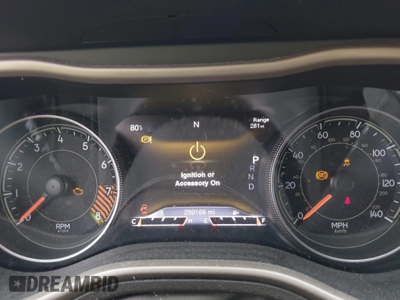 2015 Jeep Cherokee Trailhawk with VIN 1C4PJMBS6FW575517, listed as a IAAI auction lot 42661199 with 299,166 mi miles and . Bid and sale history available at DreamBid. Image 7.