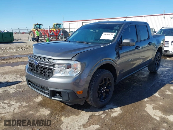 2023 Ford Maverick XL with VIN 3FTTW8F95PRA08573, listed as a IAAI auction lot 40741621 with 50,702 mi miles and . Bid and sale history available at DreamBid. Image 2.