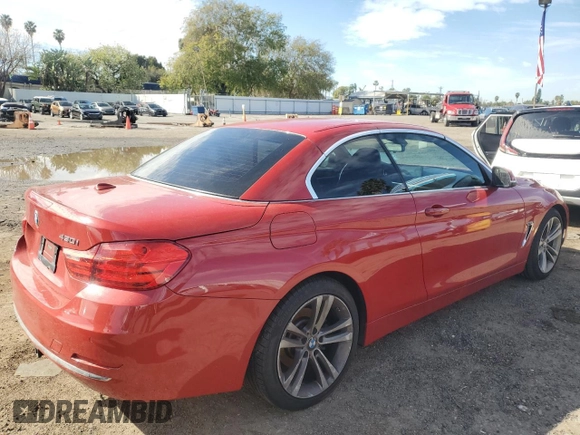 2017 BMW 4 Series 430i with VIN WBA4U7C36H5H20468, listed as a Copart auction lot 45964685 with 51,322 mi miles and Salvage title. Bid and sale history available at DreamBid. Image 3.