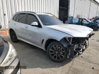 2021 BMW X5 xDrive40i with VIN 5UXCR6C00M9E75622, listed as a Copart auction lot 58568005 with Not provided miles and Salvage title. Bid and sale history available at DreamBid. Image 4.