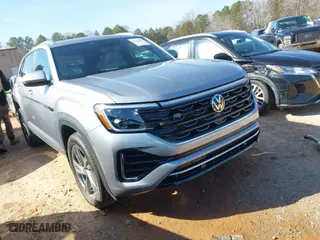 2024 Volkswagen Atlas Cross Sport 2.0T SEL R-Line with VIN 1V2AE2CA0RC236647, listed as a IAAI auction lot 41455696 with 8,680 mi miles. Bid and sale history available at carsss.com. Image 1.