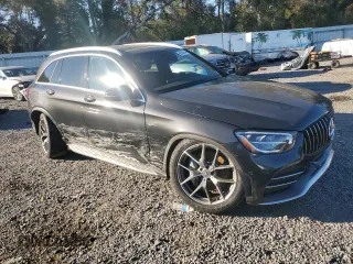 2020 Mercedes-Benz GLC with VIN WDC0G6EB9LF753756, listed as a Copart auction lot 86285044 with 38,597 mi miles and Salvage Title. Bid and sale history available at carsss.com. Image 4.