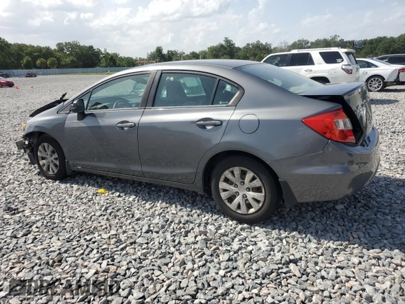 2012 Honda Civic LX z VIN 19XFB2F54CE379485, wystawiony jako Copart lot #60303675 z przebiegiem 156 462 mil mil oraz Czysty tytuł • Clean title. Historia ofert i sprzedaży dostępna na DreamBid. Obrazek 2.