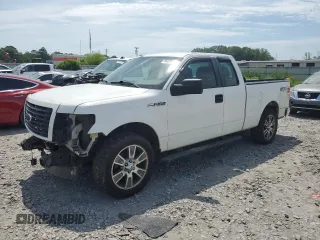 2014 Ford F-150 XL with VIN 1FTFX1CF5EKD13133, listed as a Copart auction lot 56876035 with 128,636 mi miles and Salvage title. Bid and sale history available at DreamBid. Image 1.