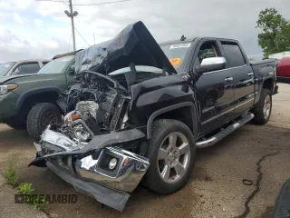 2014 GMC Sierra 1500 SLT with VIN 3GTU2VEC7EG376953, listed as a Copart auction lot 60501005 with 116,842 mi miles and Salvage title. Bid and sale history available at DreamBid. Image 1.