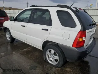 2008 Kia Sportage LX with VIN KNDJE724087522774, listed as a Copart auction lot 49913465 with 115,392 mi miles and Salvage Title. Bid and sale history available at carsss.com. Image 2.