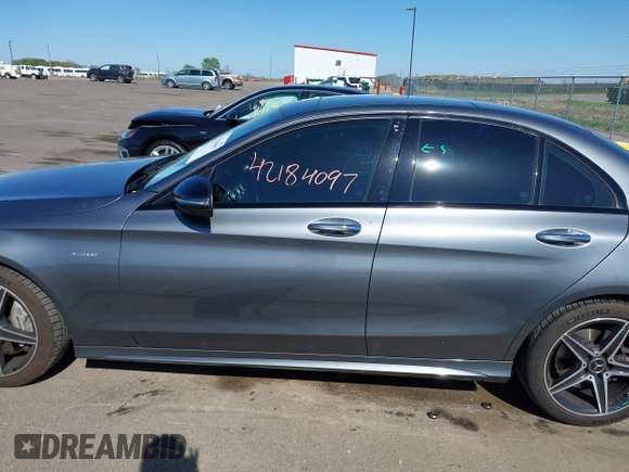 2018 Mercedes-Benz C 43 AMG with VIN 55SWF6EBXJU265001, listed as a IAAI auction lot 42184097 with 50,800 mi miles and . Bid and sale history available at DreamBid. Image 14.