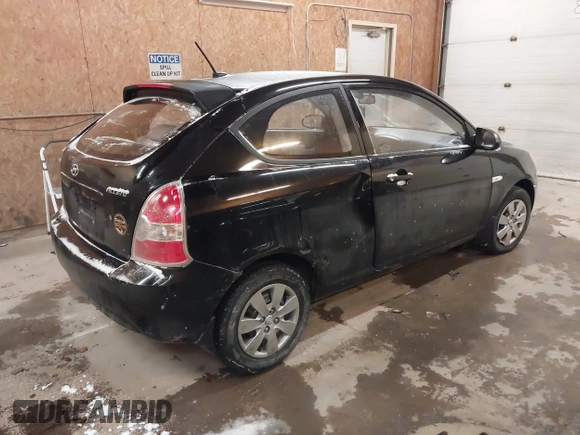 2009 Hyundai Accent Auto GS with VIN KMHCM36C29U107072, listed as a IAAI auction lot 41564597 with 138,526 mi miles and . Bid and sale history available at DreamBid. Image 4.