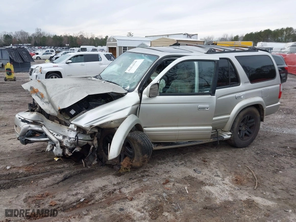 2000 Toyota 4Runner Limited with VIN JT3GN87R6Y0162881, listed as a IAAI auction lot 41412918 with 1 mi miles. Bid and sale history available at carsss.com. Image 17.