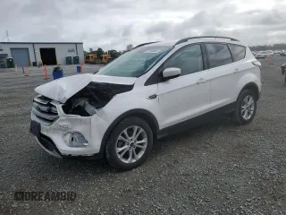 2017 Ford Escape SE with VIN 1FMCU0GD8HUD84748, listed as a Copart auction lot 51239865 with 111,561 mi miles and Salvage Title. Bid and sale history available at carsss.com. Image 1.