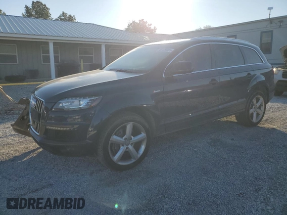 2015 Audi Q7 3.0T S line Prestige with VIN WA1DGAFE8FD015699, listed as a Copart auction lot 41429285 with 128,813 mi miles and Salvage Title. Bid and sale history available at carsss.com. Image 1.