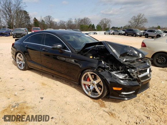 2014 Mercedes-Benz CLS 550 with VIN WDDLJ7DB7EA098997, listed as a Copart auction lot 49913985 with 81,308 mi miles and Salvage title. Bid and sale history available at DreamBid. Image 4.