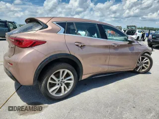 2018 Infiniti QX30 Premium with VIN SJKCH5CP9JA053929, listed as a Copart auction lot 64396905 with Not provided miles and Salvage title. Bid and sale history available at DreamBid. Image 3.