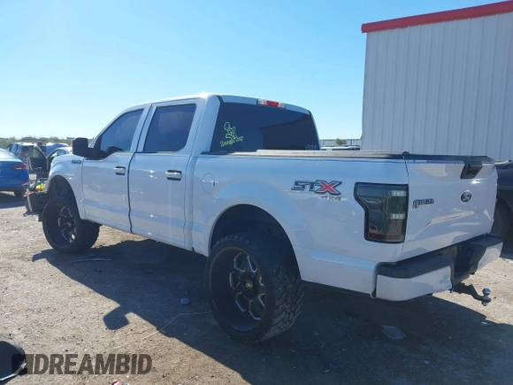 2017 Ford F-150 XL with VIN 1FTEW1EF2HKD29256, listed as a IAAI auction lot 40857081 with 184,410 mi miles and . Bid and sale history available at DreamBid. Image 3.