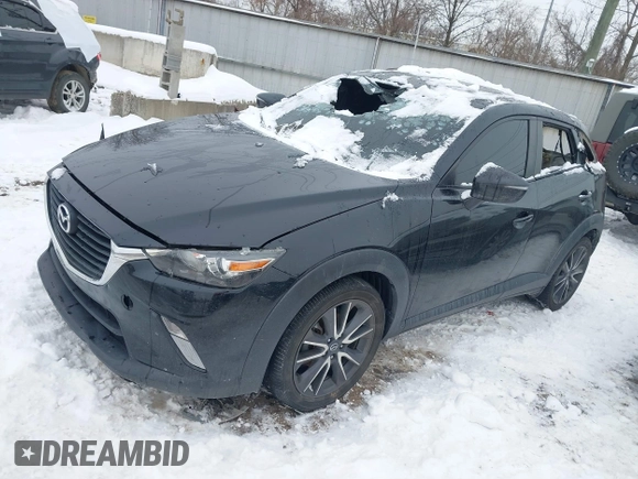 2018 Mazda CX-3 Touring with VIN JM1DKDC74J0304347, listed as a IAAI auction lot 41298914 with 1 mi miles. Bid and sale history available at carsss.com. Image 2.
