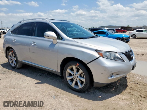 2010 Lexus RX 350 z VIN 2T2ZK1BA9AC033899, wystawiony jako Copart lot #60097375 z przebiegiem 58 397 mil mil oraz Szkoda całkowita • Salvage title. Historia ofert i sprzedaży dostępna na DreamBid. Obrazek 4.
